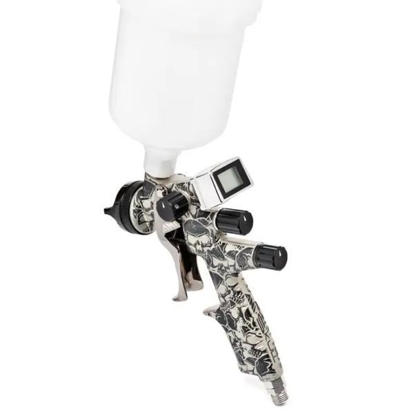 Краскопульт ANI SKULL TMD1 (ТРИ В ОДНОМ - WB - CLEAR - HVLP) Дюза 1.3 мм / 1/4MG AH1535010A фото